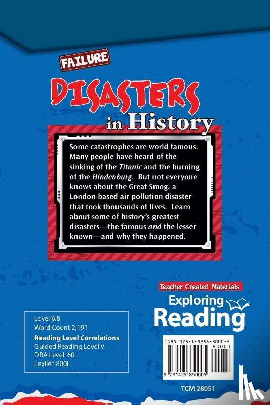 Wallace, Elise - Failure: Disasters In History