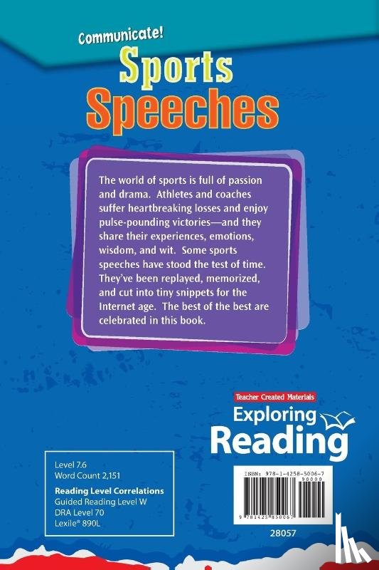 Nussbaum, Ben - Communicate! Sports Speeches
