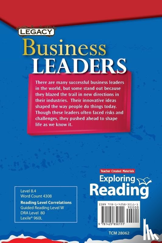 Stark, Kristy - Legacy: Business Leaders