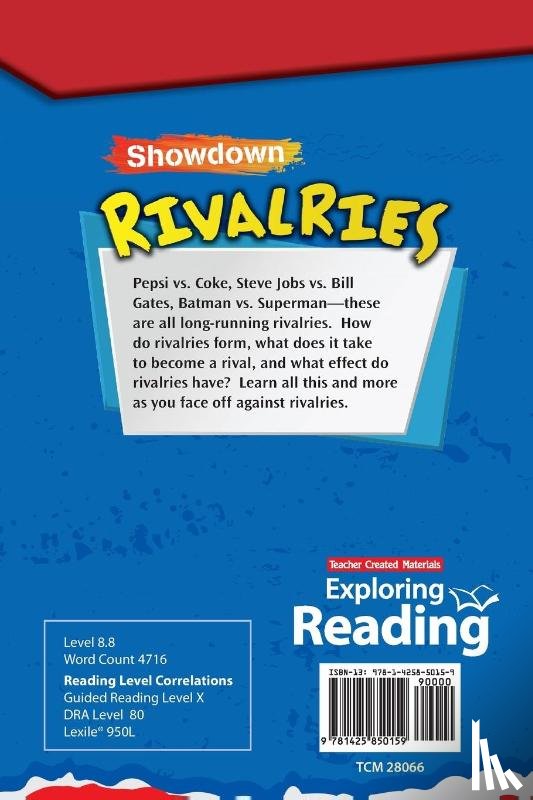 Plasket, Kelli - Showdown: Rivalries