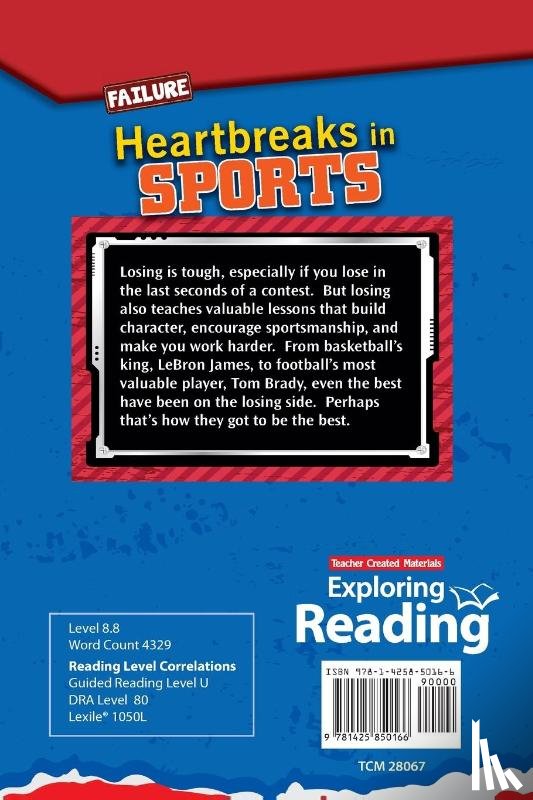Sipe, Roger - Failure: Heartbreaks in Sports