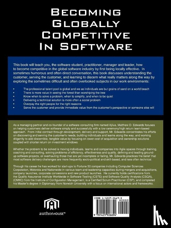 Edwards, Matthew D. - Becoming Globally Competitive In Software