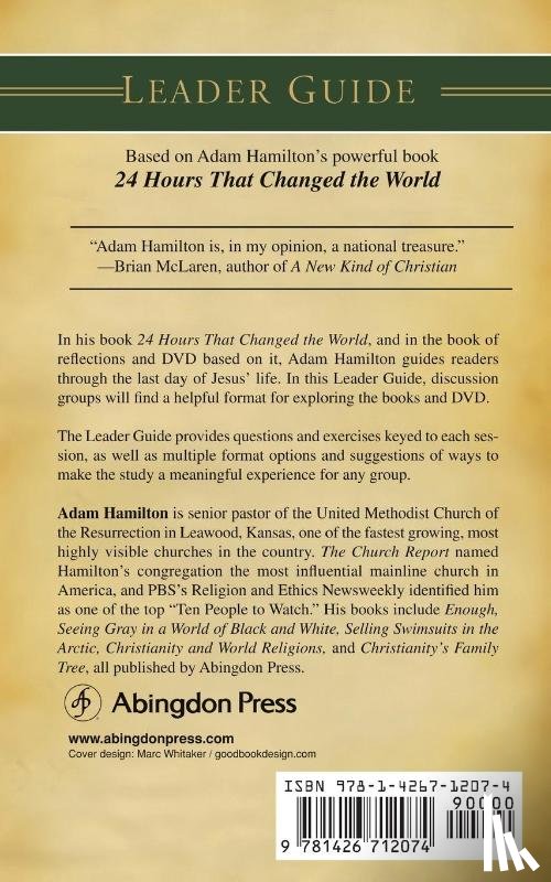 Adam Hamilton - 24 Hours That Changed The World Leader Guide