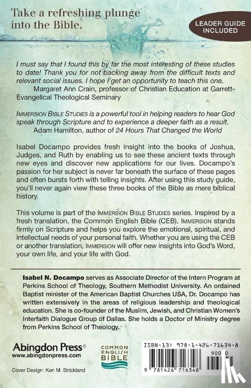 Isabel N Docampo - Immersion Bible Studies: Joshua, Judges, Ruth