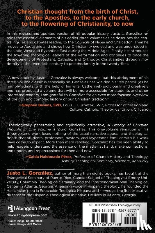 Justo L. Gonzalez - A History of Christian Thought