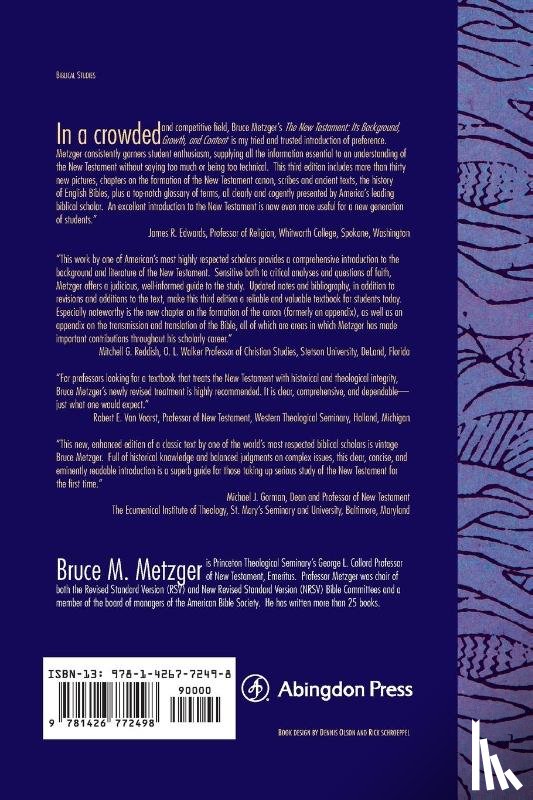 Bruce M Metzger - The New Testament