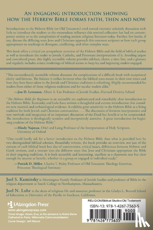 Lohr, Joel N. - The Hebrew Bible for Beginners
