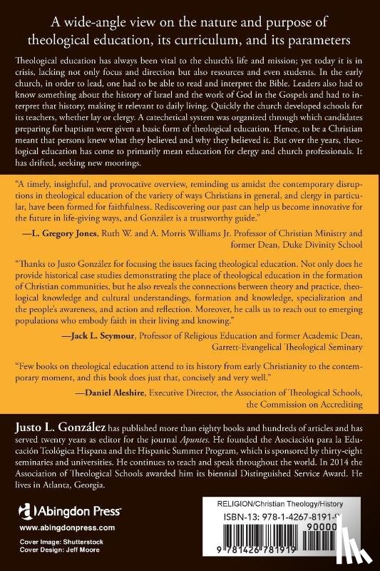 Gonzalez, Justo L - The History of Theological Education