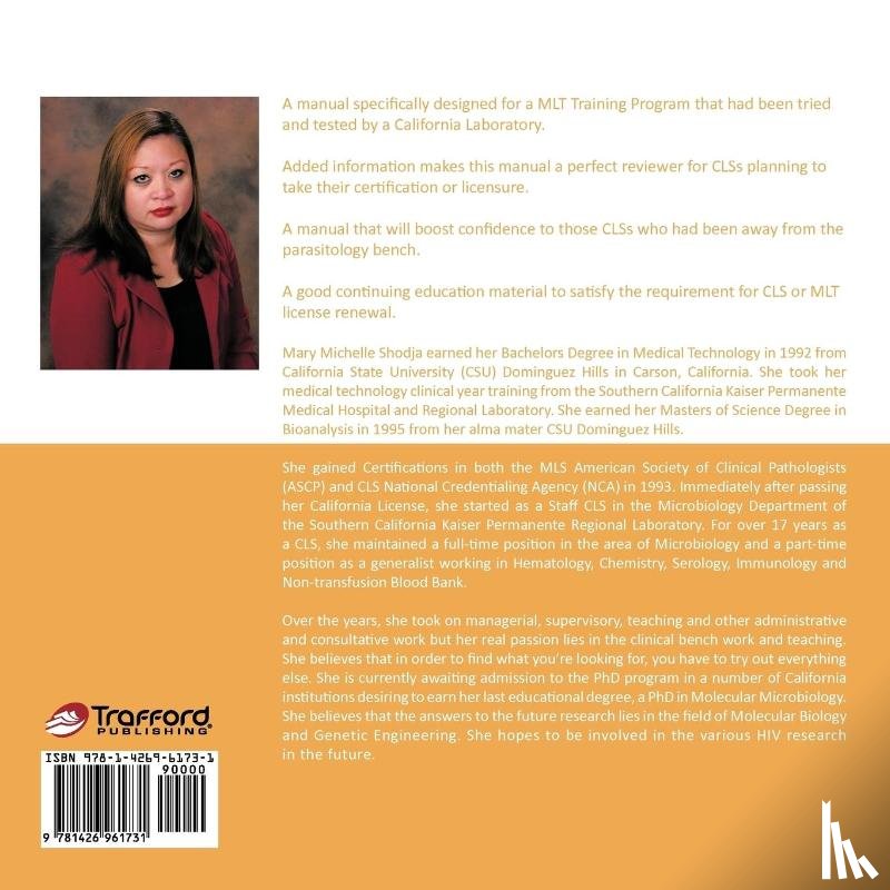 Shodja MS MT (ASCP) CLS, Mary Michelle - Parasitology For CLS & MLT