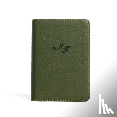 Holman Bible Publishers - KJV Large Print Compact Reference Bible, Olive Leathertouch
