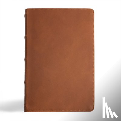 Wolgemuth, Robert - CSB Men's Daily Bible, Brown Genuine Leather, Indexed