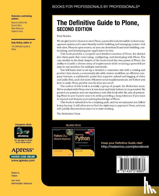 McKay, Andy - The Definitive Guide to Plone