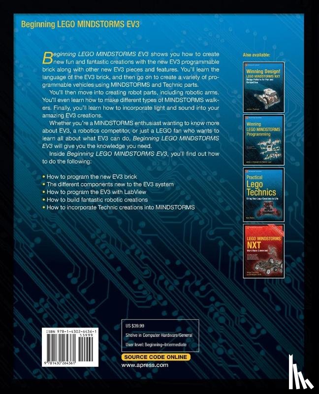 Rollins, Mark - Beginning LEGO MINDSTORMS EV3