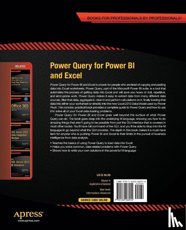 Webb, Christopher, Limited, Crossjoin Consulting - Power Query for Power BI and Excel