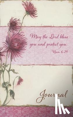 Christian Art Gifts - Christian Art Gifts Scripture Journal May the Lord Bless You Numbers 6:24 Bible Verse Pink Floral Inspirational Notebook,128 Ruled Pages Flexcover 5.5