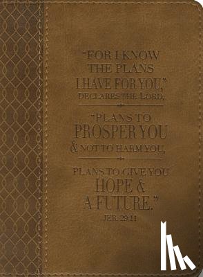 Christian Art Gifts - Christian Art Gifts Classic Handy-Sized Journal for I Know the Plans Jeremiah 29:11 Bible Verse Inspirational Scripture Notebook W/Ribbon 240 Ruled Pa