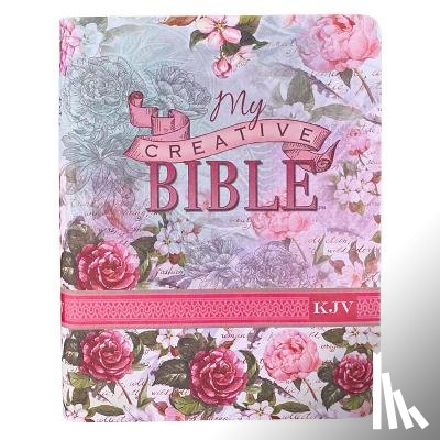  - KJV Holy Bible, My Creative Bible, Faux Leather Flexcover - Ribbon Marker, King James Version, Pink Floral