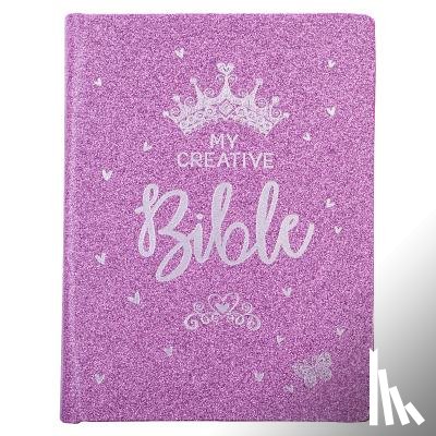 Christian Art Gifts - ESV My Creative Bible for Girls Faux Leather Hc, Purple Glitter