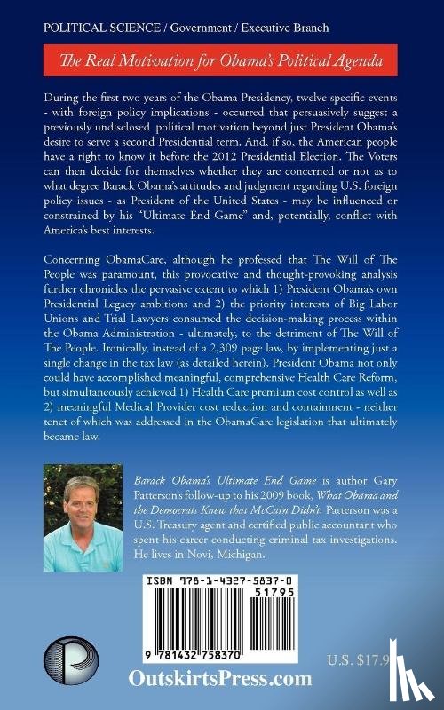 Patterson, Gary - Barack Obama's Ultimate End Game