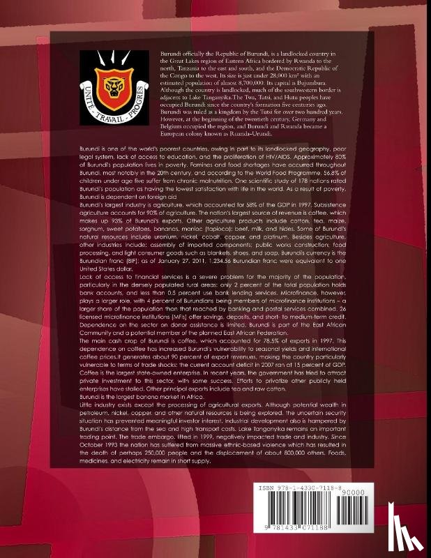 Ibp, Inc - Burundi Energy Policy, Laws and Regulations Handbook Volume 1 Strategic Information and Regulations