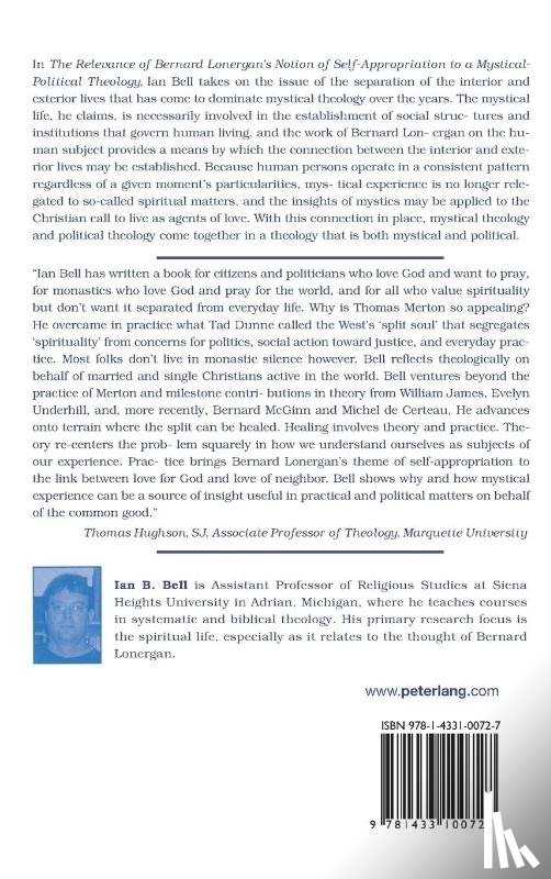 Bell, Ian B. - The Relevance of Bernard Lonergan’s Notion of Self-Appropriation to a Mystical-Political Theology