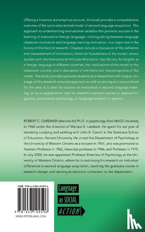 Gardner, Robert - Motivation and Second Language Acquisition
