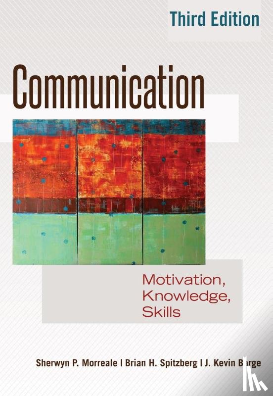 Morreale, Sherwyn P., Barge, Kevin - Communication