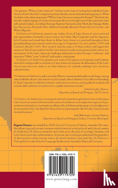 Demuro, Eugenia - Civilisation and Authenticity