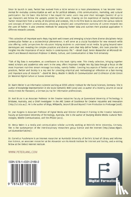  - Twitter and Society