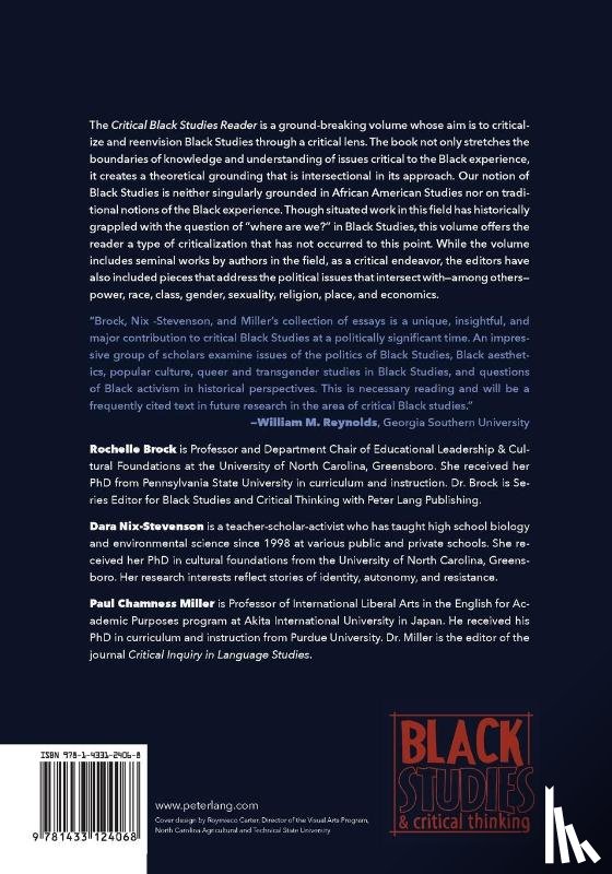  - Critical Black Studies Reader
