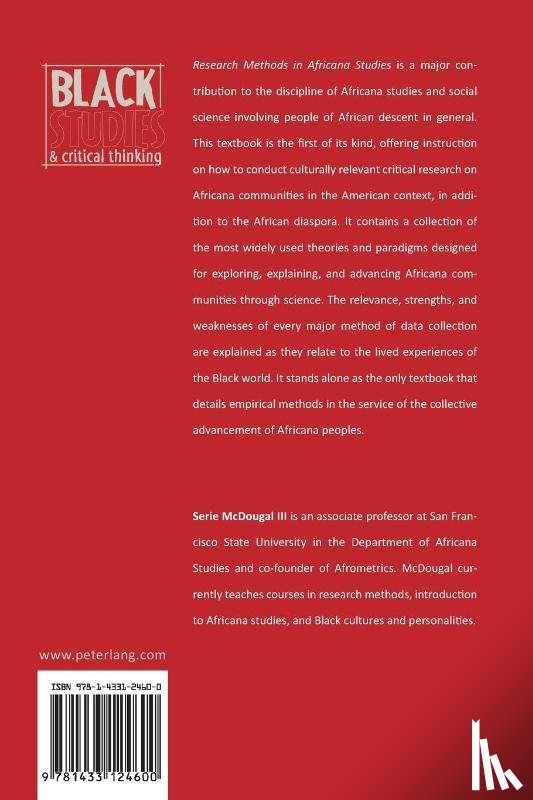 McDougal III, Serie - Research Methods in Africana Studies