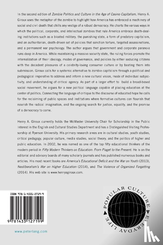 Giroux, Henry A. - Zombie Politics and Culture in the Age of Casino Capitalism