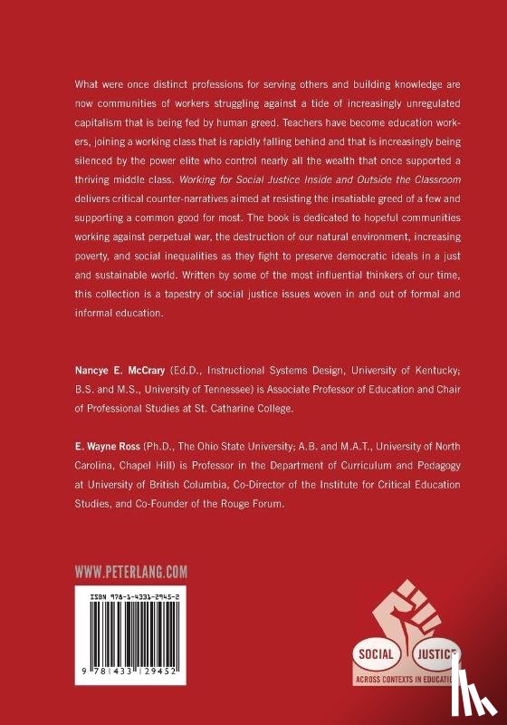  - Working for Social Justice Inside and Outside the Classroom