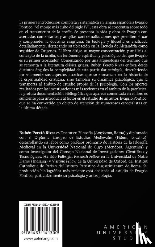 Pereto Rivas, Ruben - Evagrio Pontico y la acedia