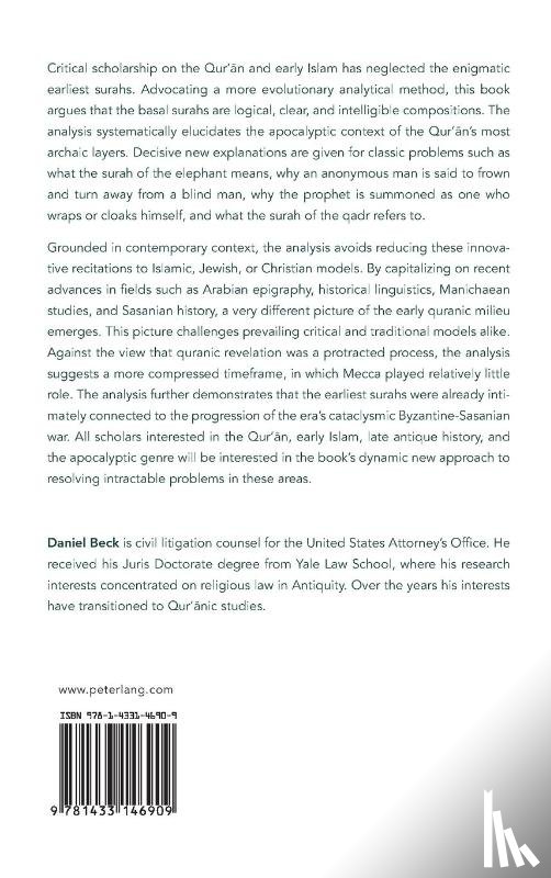 Beck, Daniel - Evolution of the Early Qur’an