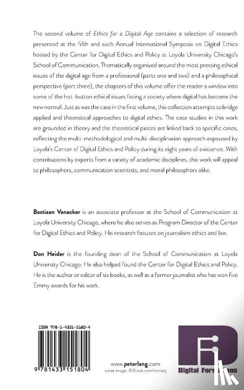  - Ethics for a Digital Age, Vol. II