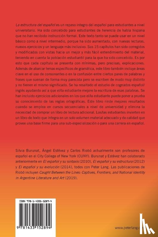 Burunat, Silvia, Estevez, Angel L, Riobo, Carlos - La estructura del espanol
