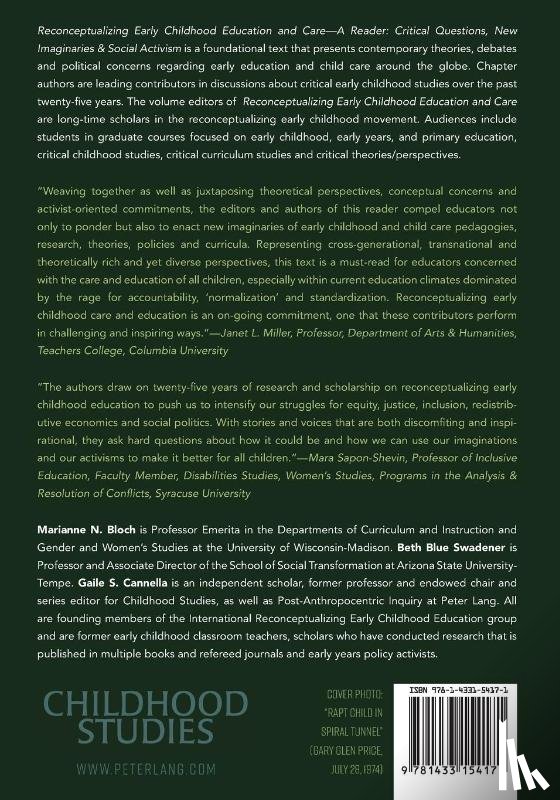  - Reconceptualizing Early Childhood Education and Care—A Reader