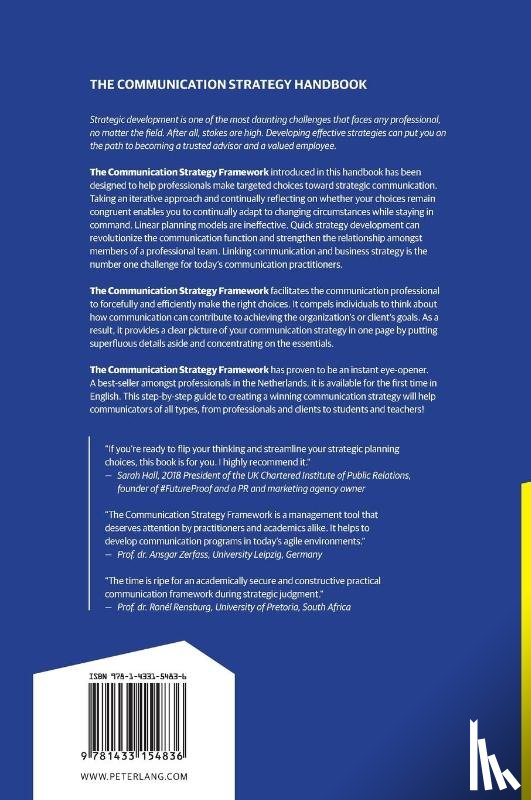 van Ruler, Betteke, Korver, Frank - The Communication Strategy Handbook