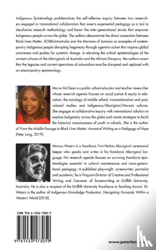 McClean, Marva, Waters, Marcus - Indigenous Epistemology