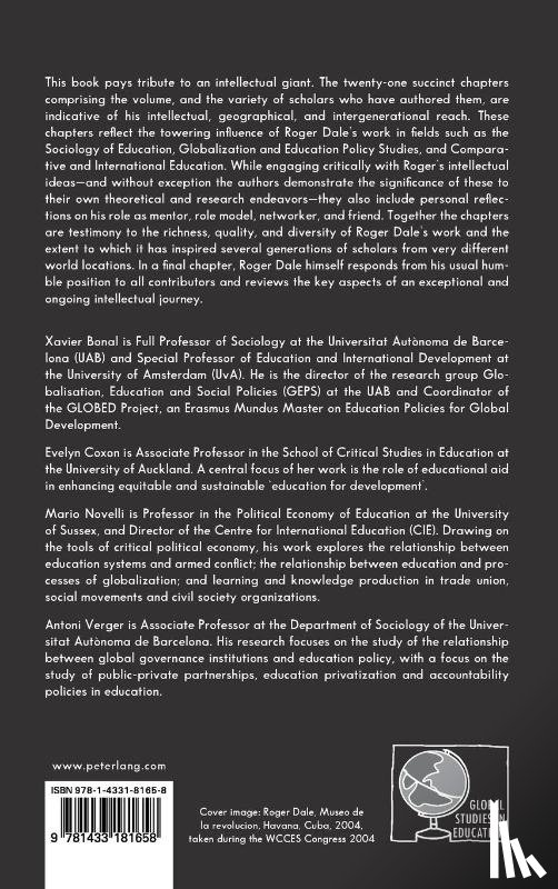  - Education, Globalisation and the State