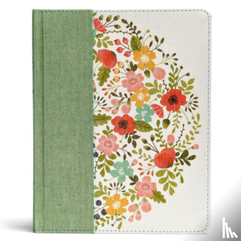 Csb Bibles by Holman - CSB Notetaking Bible, Sage Cloth Over Board