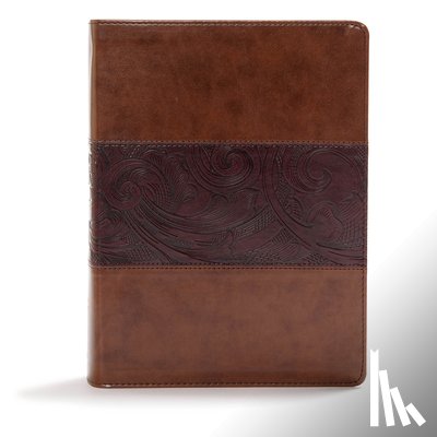 Csb Bibles by Holman - CSB STUDY BIBLE MAHOGANY LEATH