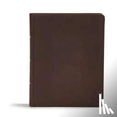 Csb Bibles by Holman - CSB Study Bible, Brown Genuine Leather: Faithful and True