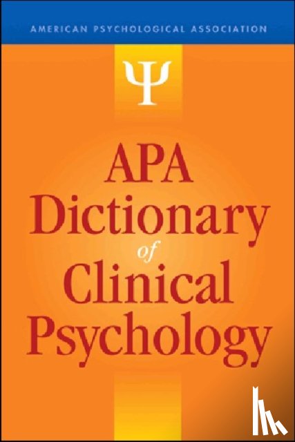  - APA Dictionary of Clinical Psychology