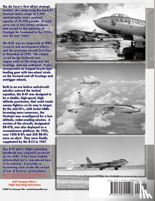 Air Force, United States - B-47 Stratojet Pilot's Flight Operating Instructions