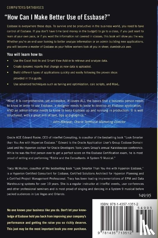 Roske, Edward, McMullen, Tracy - Look Smarter Than You Are with Essbase System 9