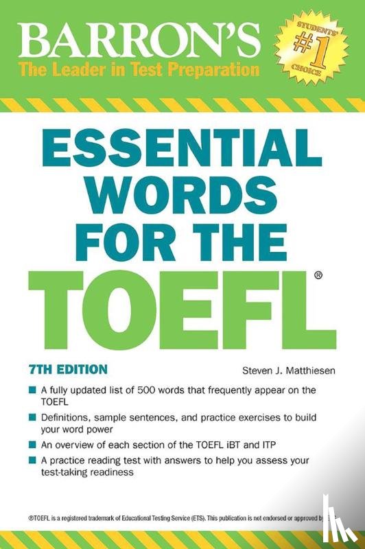 Matthiesen, Steven J. - Essential Words for the TOEFL