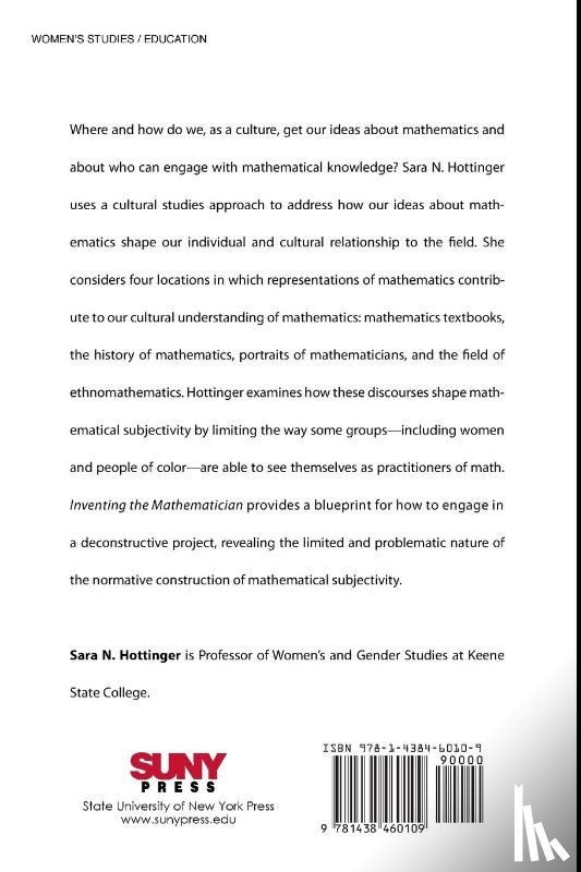 Hottinger, Sara N. - Inventing the Mathematician