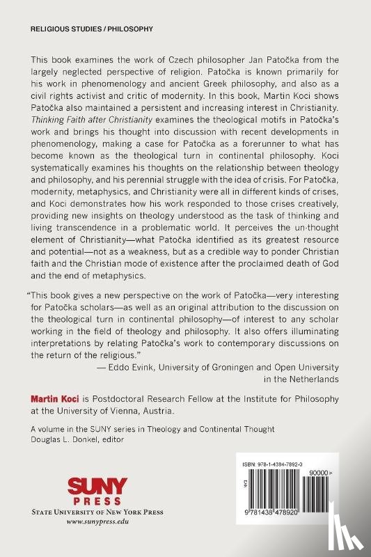 Koci, Martin - Thinking Faith after Christianity